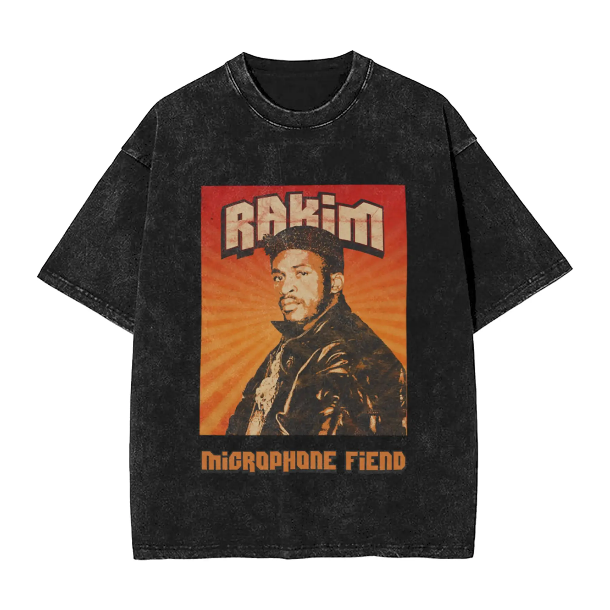 Microphone Fiend Old School Hip Hop Classic Cool A Vintage Oversized Cotton Unisex T-Shirts