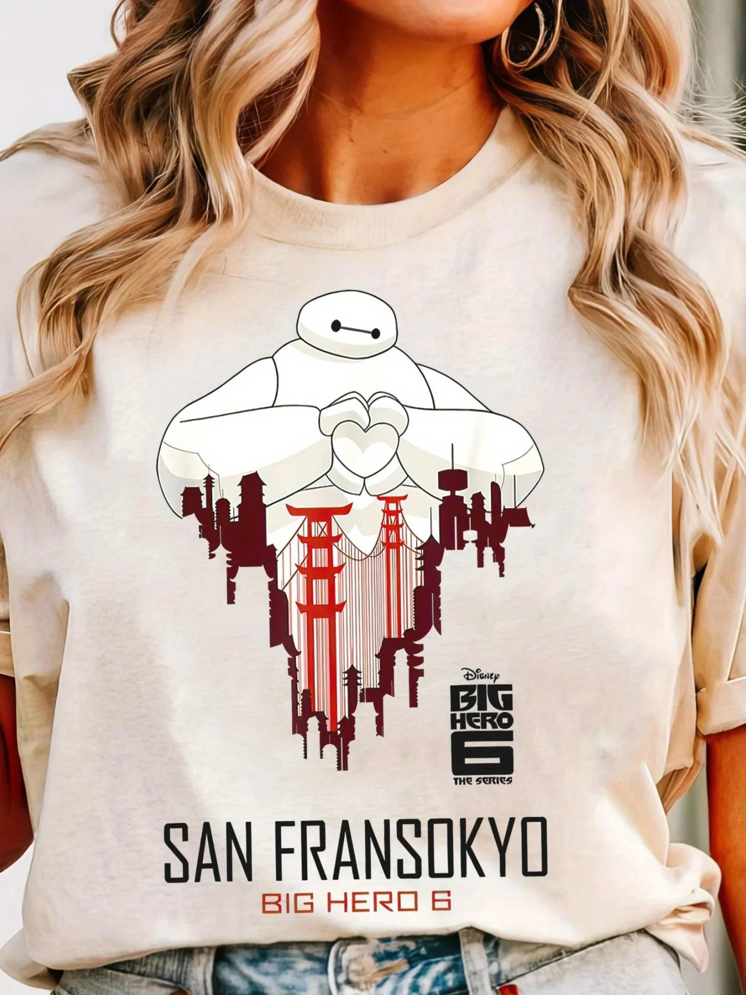 

Disney Baymax San Fransokyo Shirt, Lovely Disney Baymax T-shirt, Birthday Gift Tee, Funny Magic Kingdom, Disney Family Trip