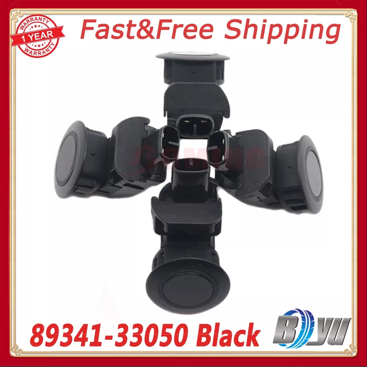 

4Pcs 89341-33050 New PDC Parking Sensor For Toyota Corolla FJ Cruiser Camry