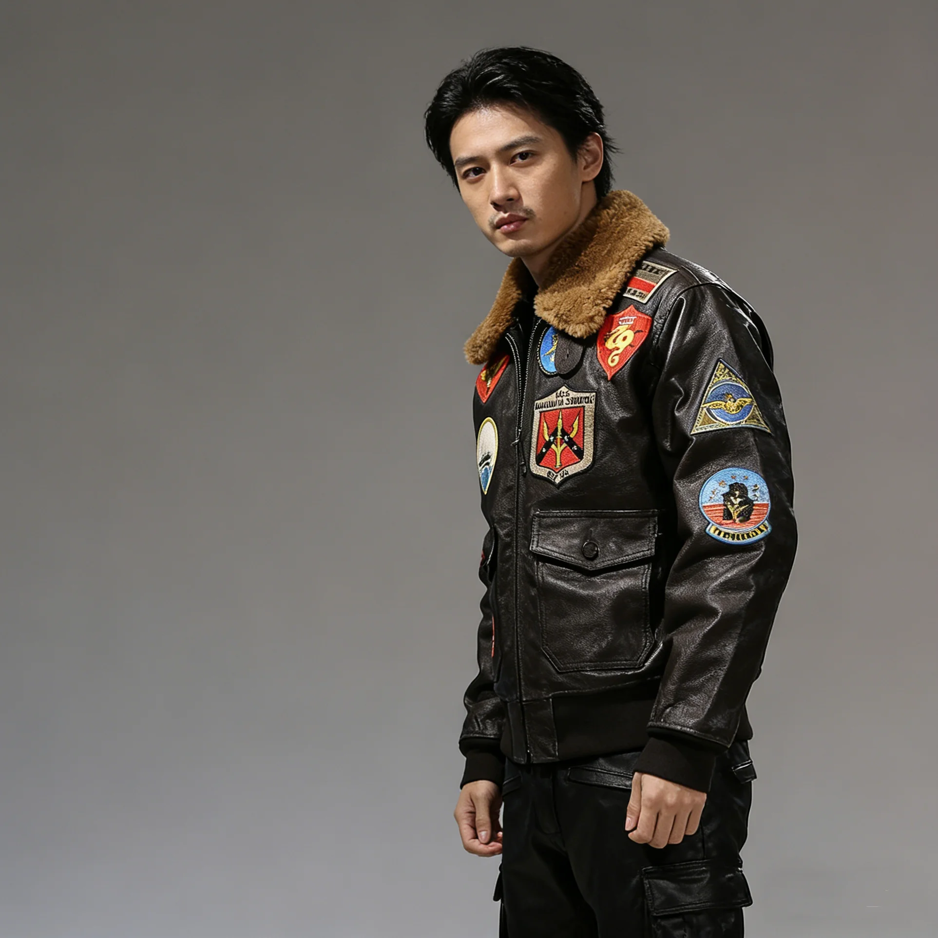 

Куртки Top Gun Bomber G1 Flight Top Layer из 100% натуральной воловьей кожи, высококачественные мужские кожаные куртки с лацканами для отдыха