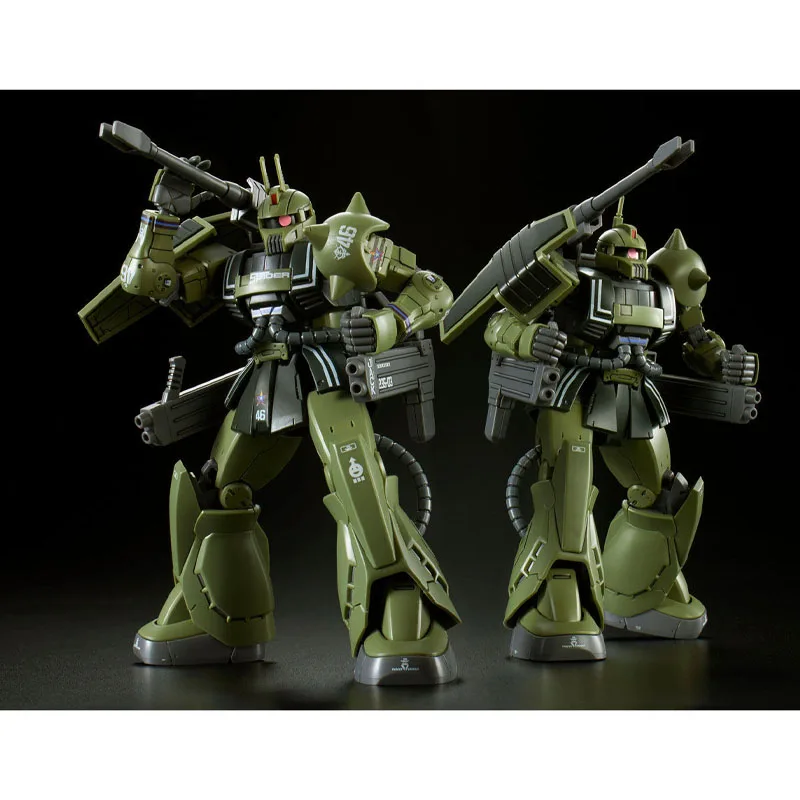 Bandai Echt HG Zaku Kanon MS-06K 1/144 Anime Action Figure Model Assemblage Speelgoed Collectible Model Ornamenten Cadeaus Voor kinderen