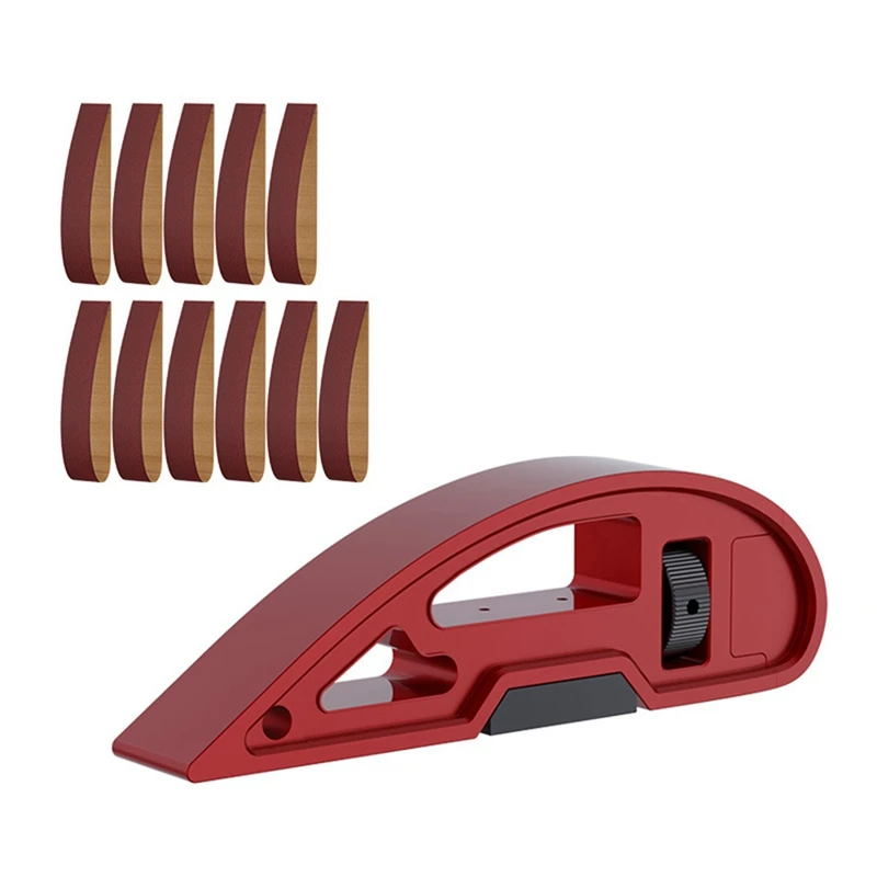 

Sandpaper Holder Set Woodworking Sand Framer Adjustable Curve Polishing Belt Sander Arc Angle Burnish Abrasive Tool