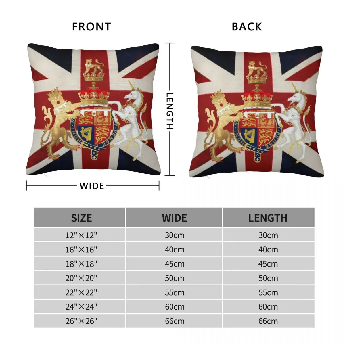 Union Jack With Windsor Insignia A Pillow Case