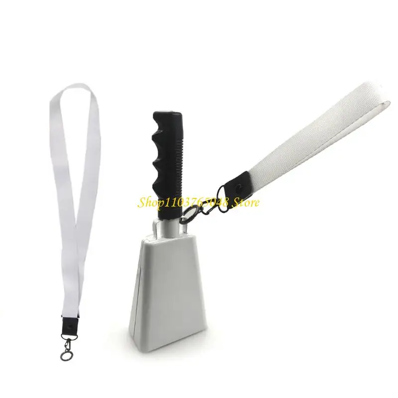 R53E Cow Bells Noise Maker Cheering Bells Percussions Musical Instrument Enduring
