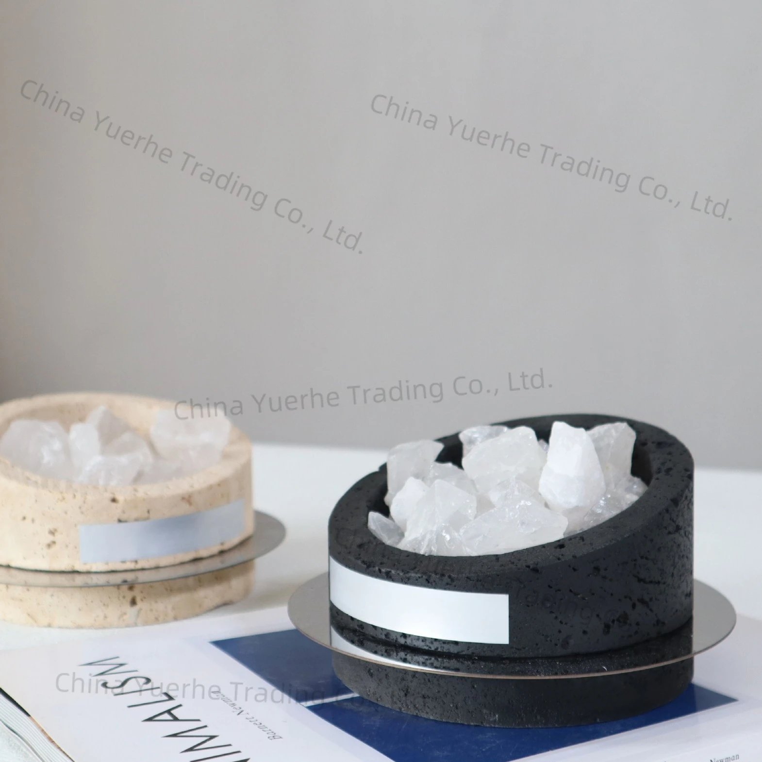 

Современный легкий роскошный креативный элитный травертиновый безвоздушный орнамент для ароматерапии, диффузор, модель комнаты, украшение для отеля