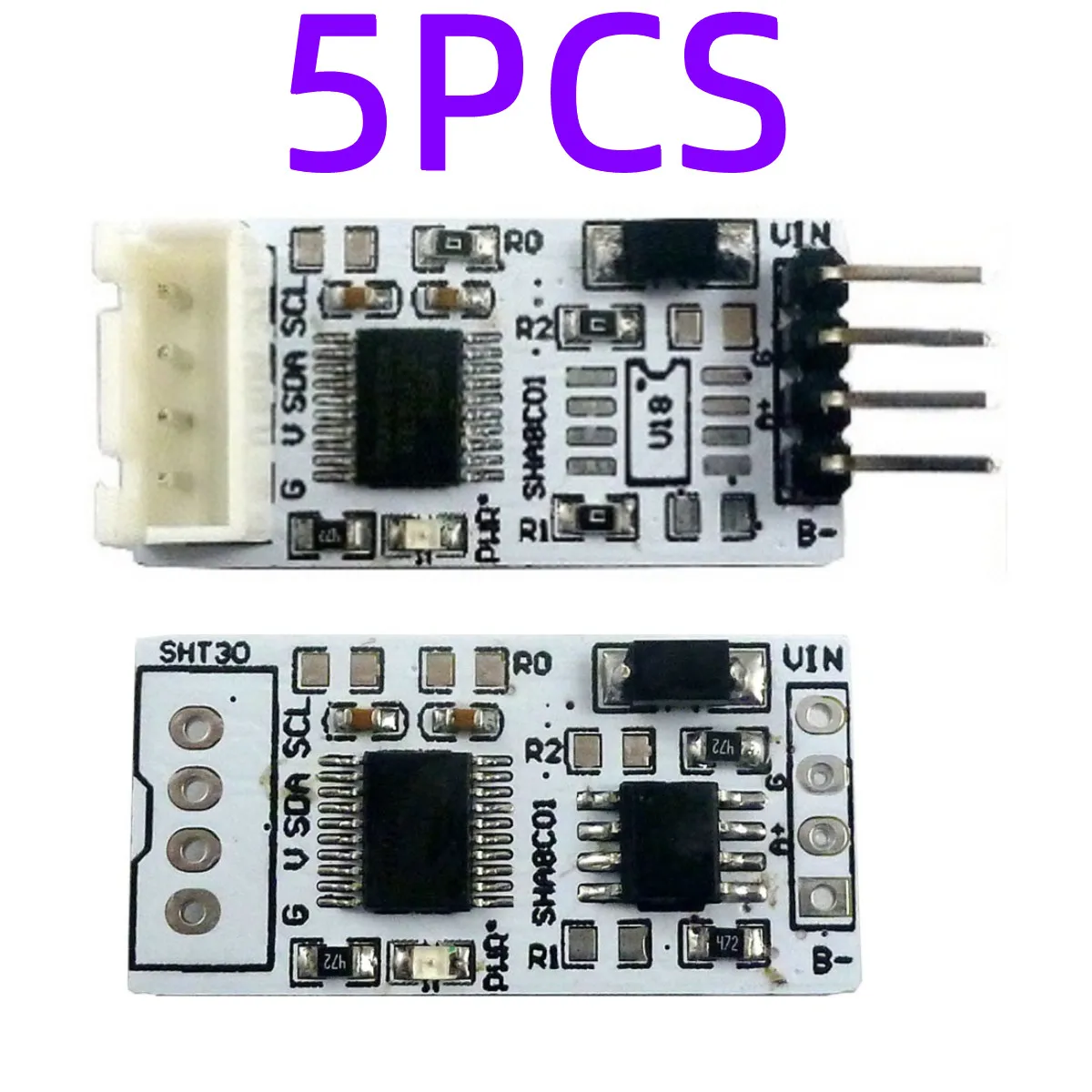 SHA8C01 SHT30 SHT3X RS485 TTL232 Modbus Rtu Digital Temperature and Humidity Sensor Module