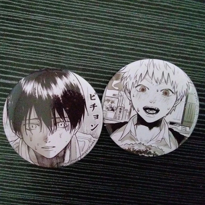 أنيمي الصيف Hikaru Died Yoshiki Tsujinaka Hikaru Indo تأثيري شارة الكرتون بروش معدني حقيبة الملابس الصدار دبابيس مجوهرات