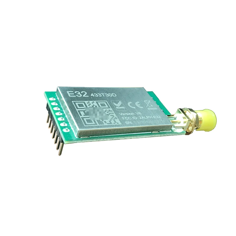 LoRa-Módulo de transmisor y receptor rf SX1278 SX1276, E32-TTL-1W UART, 433MHz, 1W, largo alcance, 8KM, transceptor inalámbrico para arduino