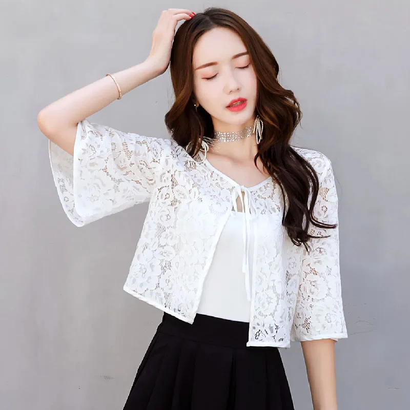White Black Pink Lace Bolero Wedding Cape Shrugs For Women Bolero Femme Bridal Jacket Elegant Party Cape Dress Top Shawls Wraps