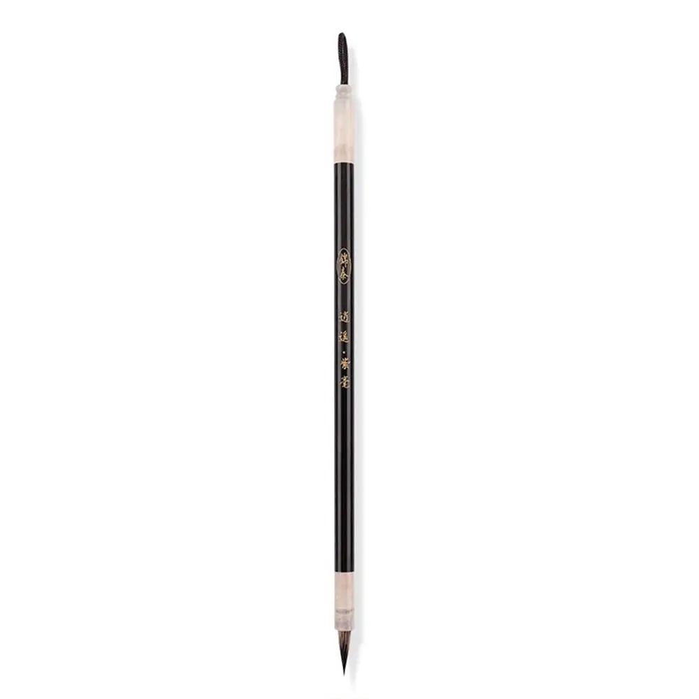 

Traditional Chinese Calligraphy Brush Oil Painting Wolf Hair Scriptures Writing Brush Oil Watercolor Wood Art Paint Brush