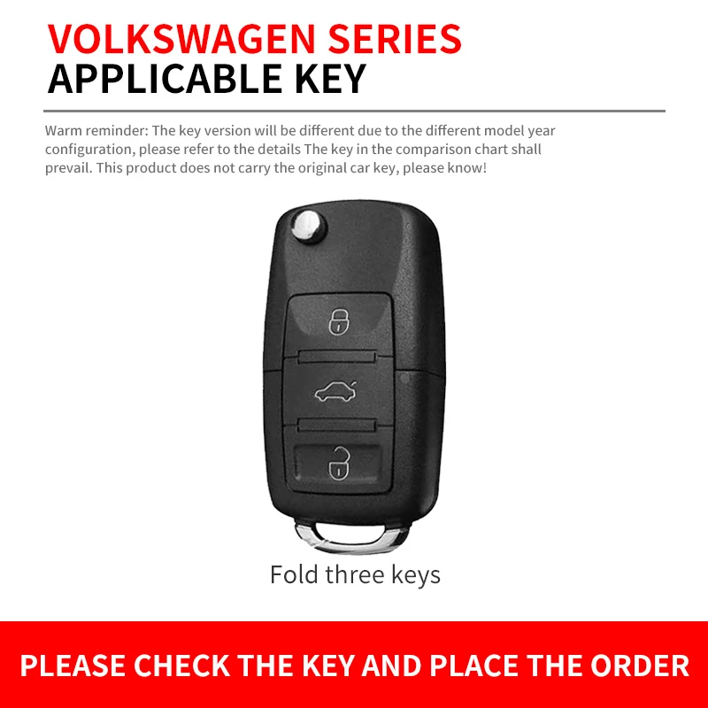 Car Key Fob Case Cover Protector For Volkswagen Golf 3 4 5 6 Mk4 Mk6 Passat B5 B6 B7 B8 CC Polo Tiguan Mk2 Touran Jetta 6 Bora