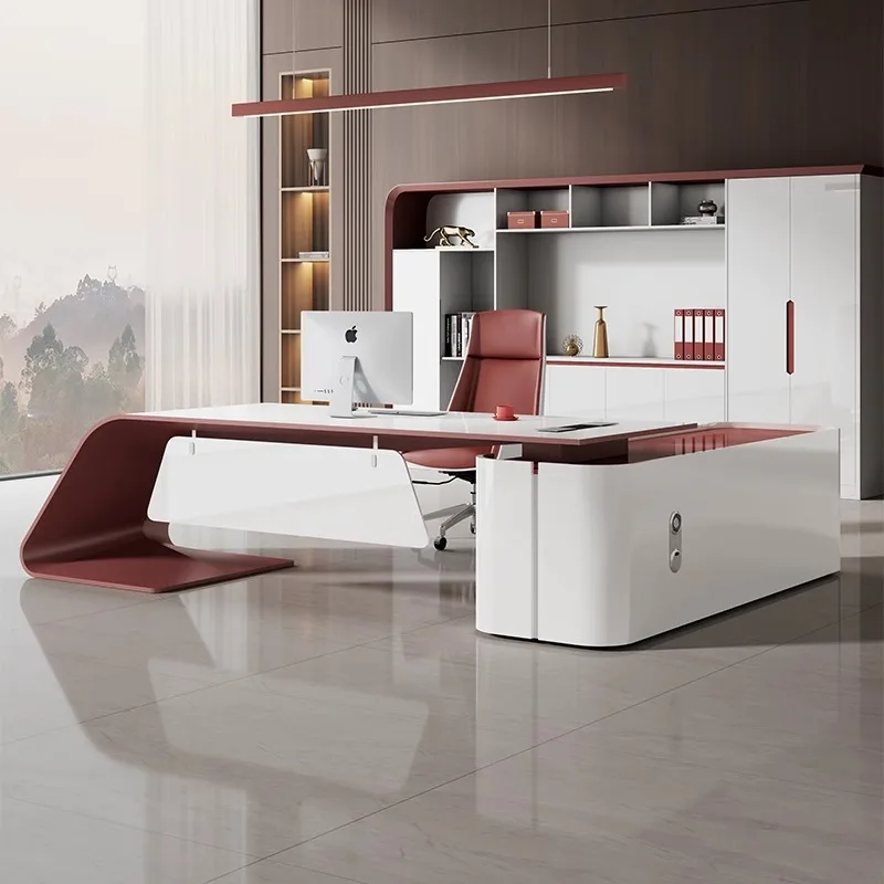 

Nordic European Office Desk Study Wooden Standing Reception Office Desk Conference Crafts Escrivaninha Commercial Furniture
