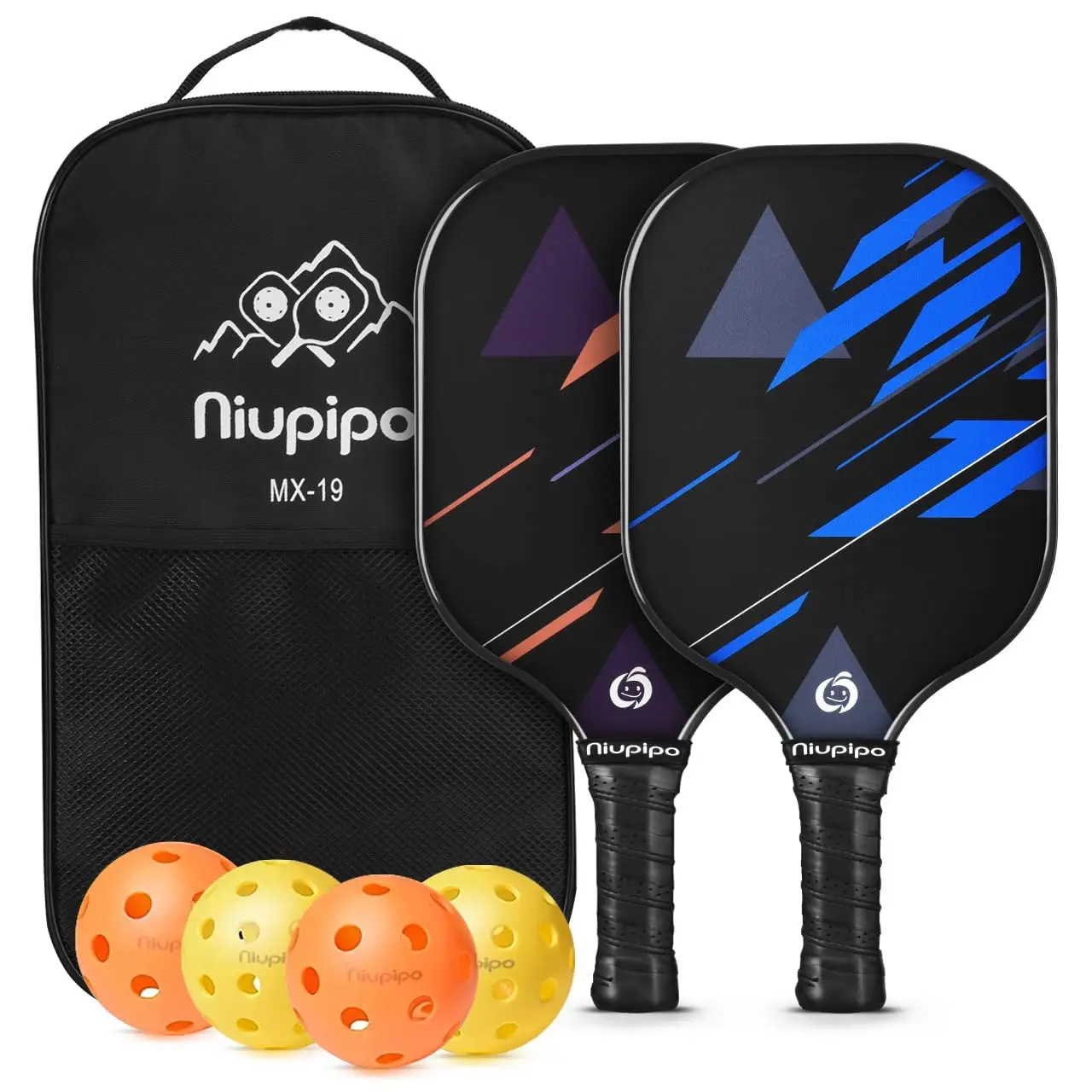 niupipo-pickleball-paddle-set-2-paddles-4-balls-with-carry-bag-lightweight-pickleball-rackets-adults-kids-family-backyard-game
