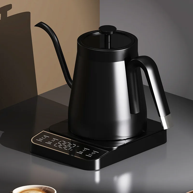 110V/220V Electric Kettle Gooseneck Kettle 1350W Hand Brewed Coffee Kettle Temperature Controlled Kettle Smart Tea Kettle 800ml