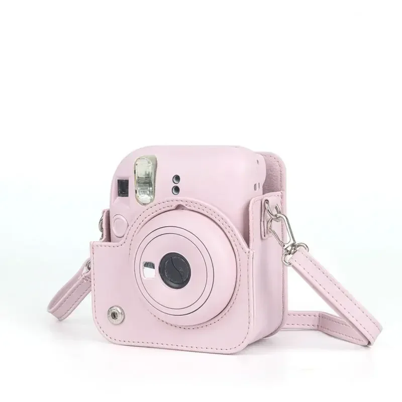 Bolsa para cámara PHOTO Fujifilm Instax Mini 12 Funda para cámara Funda protectora suave de cuero PU con correa para el hombro