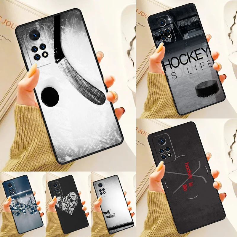 Ice Hockey is Life Case For Samsung Galaxy S24 Plus S23 S20 S21FE Lite S22 Ultra Note 20 S8 S9 S10 Phone Coque