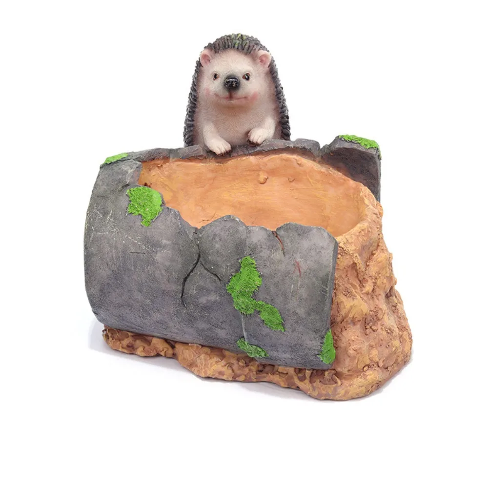 

Resin Succulent Planter Pot Cartoon Simulated Animal Vase Pastoral Style Cute Flower Pot Ornament Office