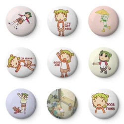 Yotsuba Enjoy Everything Soft Button Pin Customizable Metal Decor Women Jewelry Gift Cute Funny Hat Lover Lapel Pin