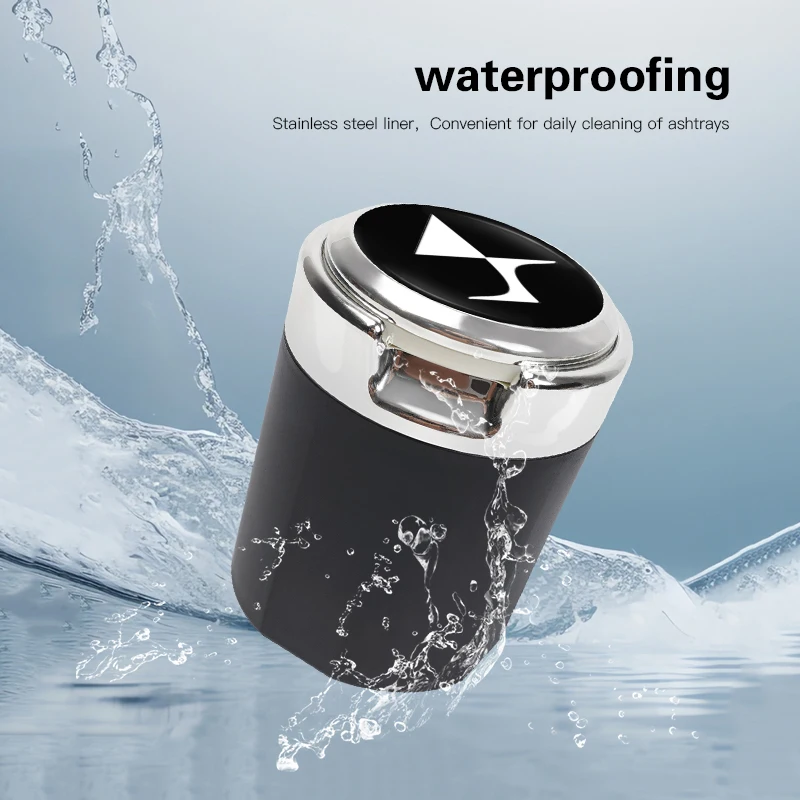 اكسسوارات السيارات الداخلية منفضة سجائر مصباح ليد المحمولة حامل رماد الدخان ل DS الروح DS4S DS5 5LS DS3 DS4 DS6 DS7 DS9 البرية