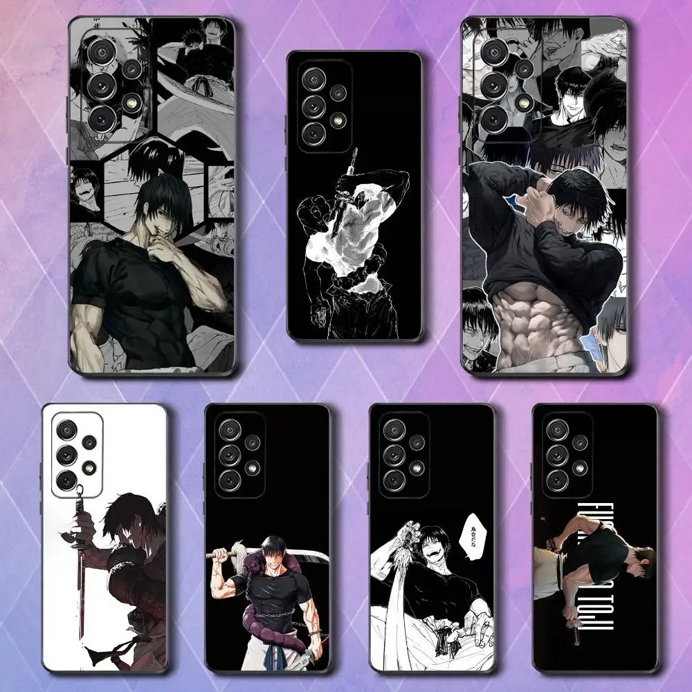 

Hot T-Toji F-Fushiguro Anime Phone Case For Samsung S25,S24,S23,S22,S21,S20,S10,Ultra,Plus,Lite,FE,Soft Silicone Black Cover
