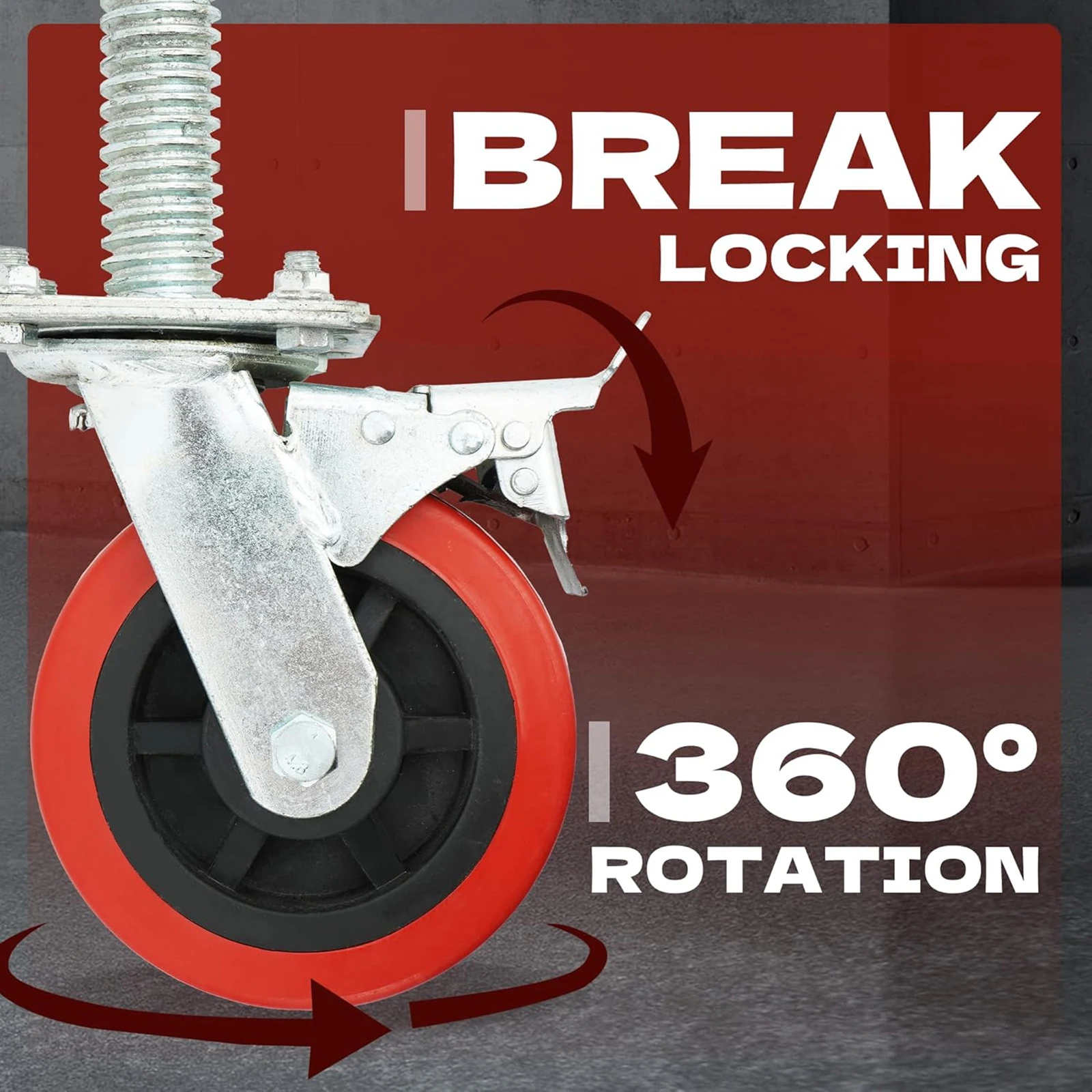 Scaffolding Caster Heavy Duty Leveling Tool Convenient Easy to Use 6