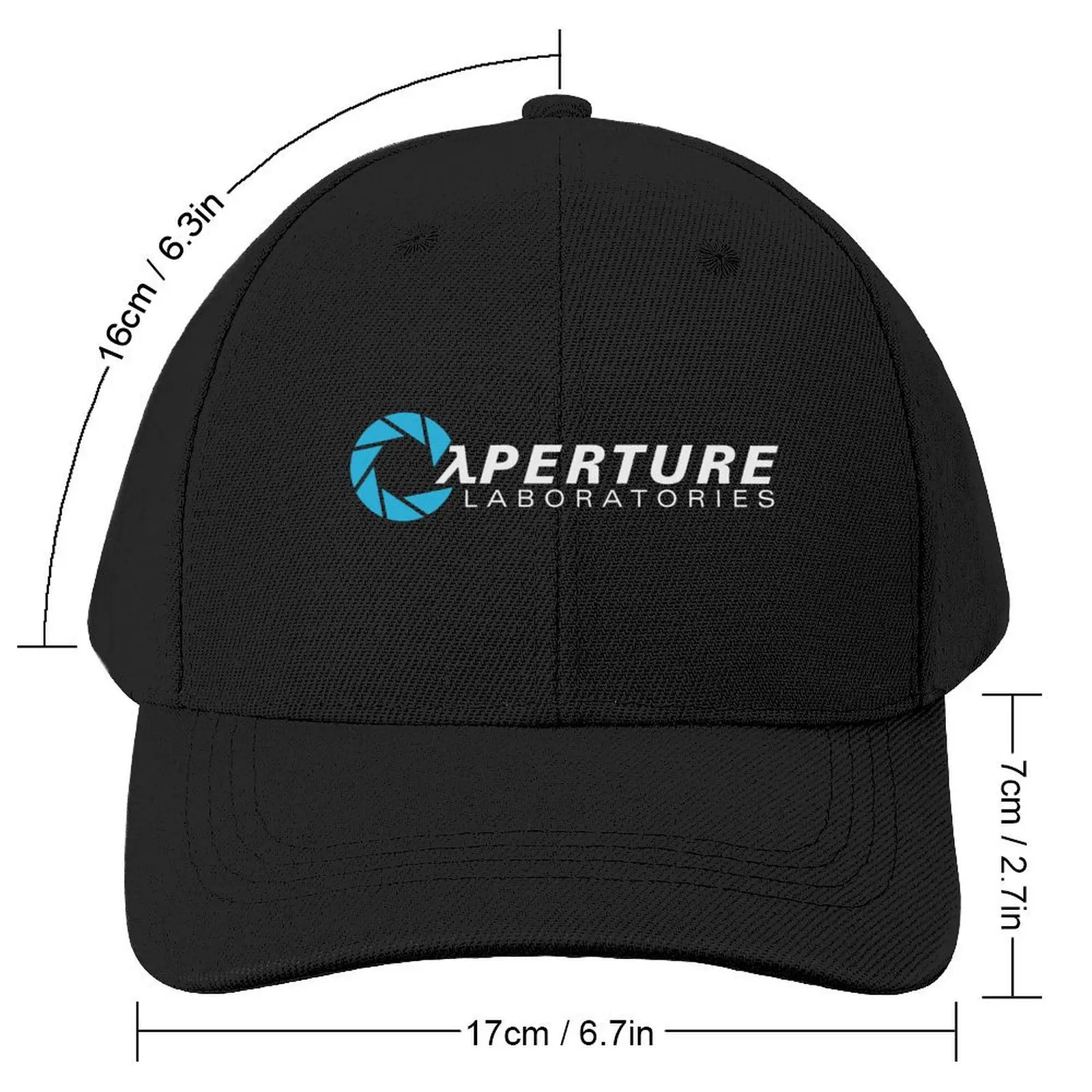 Portal Aperture Science Laboratories Baseball Cap funny hat Visor Women's Beach Men's