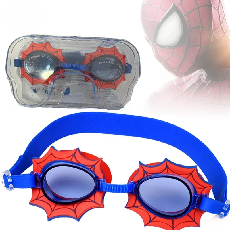 Marvel spiderman crianças bonito dos desenhos animados óculos de silicone para meninos meninas homem-aranha cosplay óculos crianças presente de aniversário brinquedo