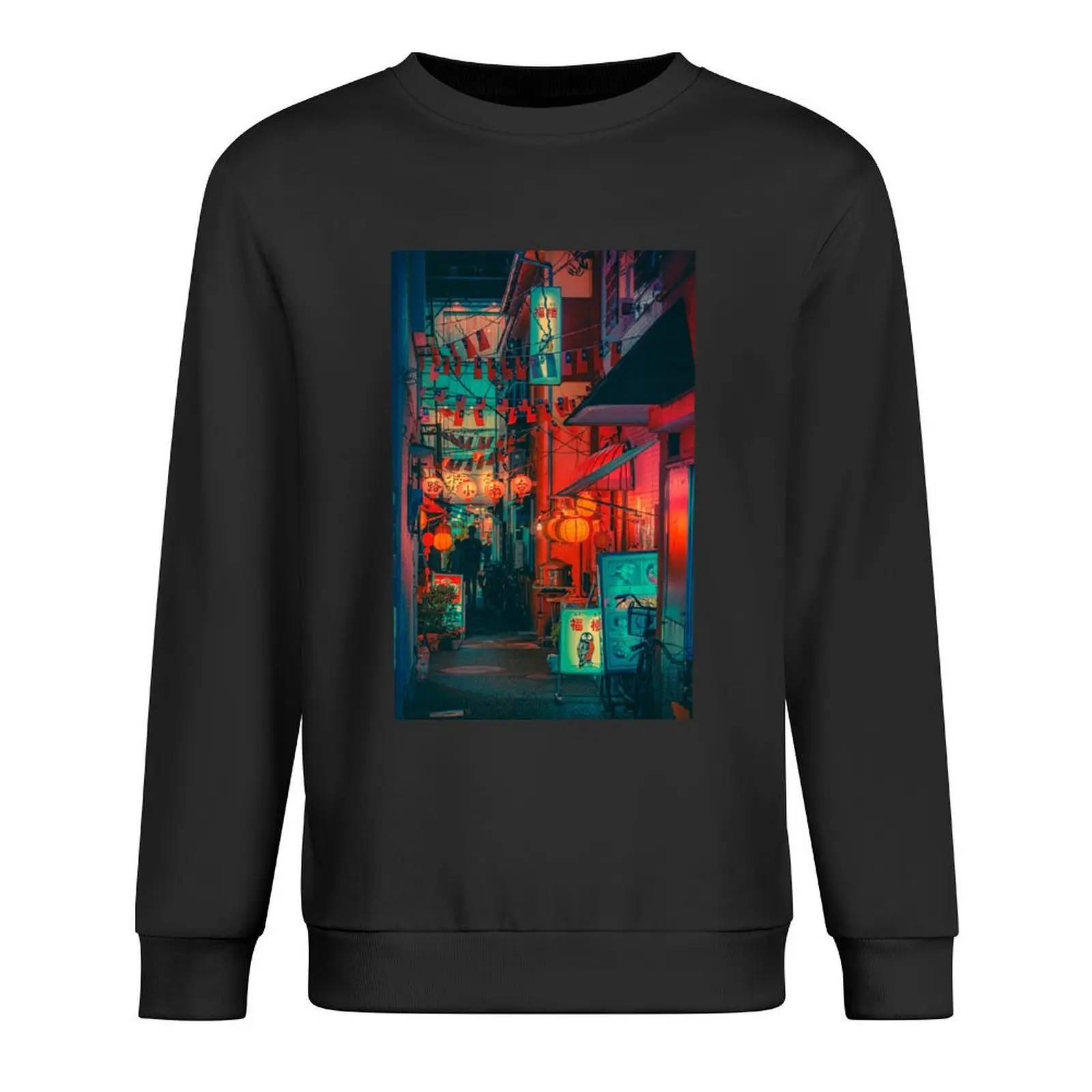 

16 Years - Japan Night Photo Pullover clothes for men tracksuits autumn jacket men pullover