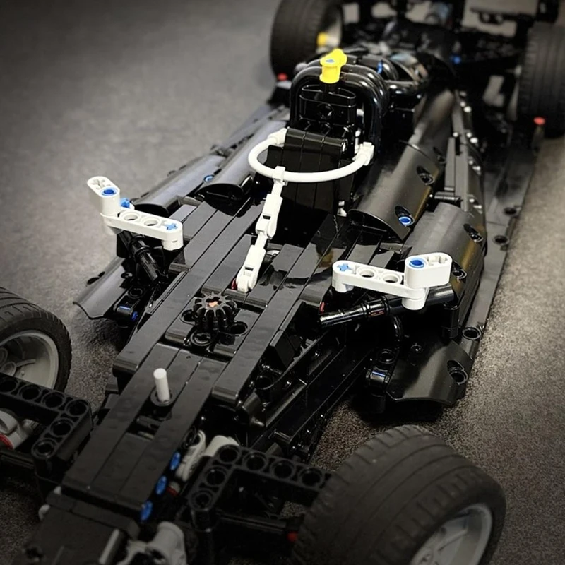 891 قطعة MOC الفورمولا 1 سيارة تكنيك اللبنات البلاستيك الفضاء الخيال حتى لعبة عيد الميلاد التعليمية هدية المراهق #2