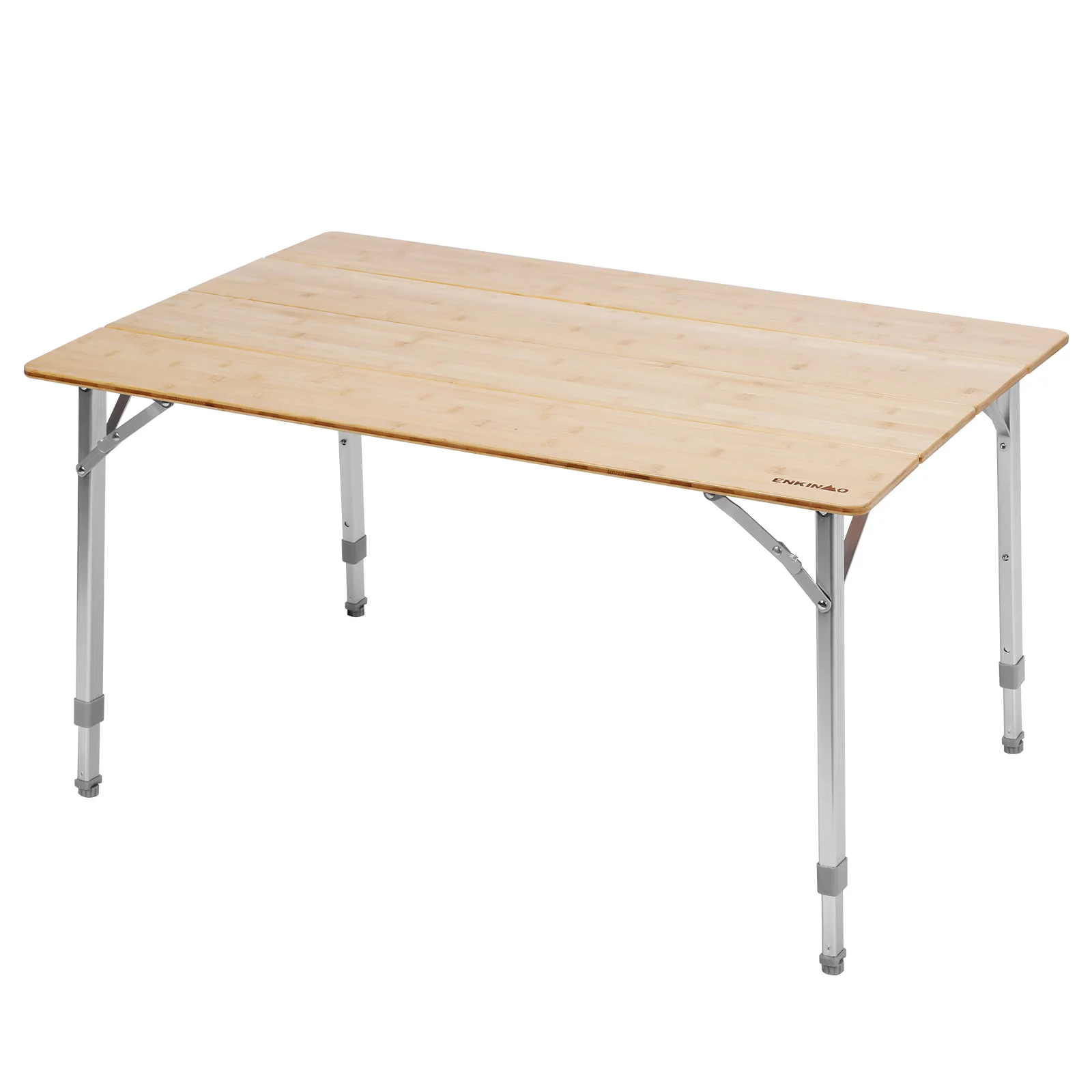 

Регулируемый по высоте складной бамбуковый стол для кемпинга, выдерживает нагрузку до 80 кг, легкий и компактный, для приготовления пищи, пикников, пляжа и заднего двора