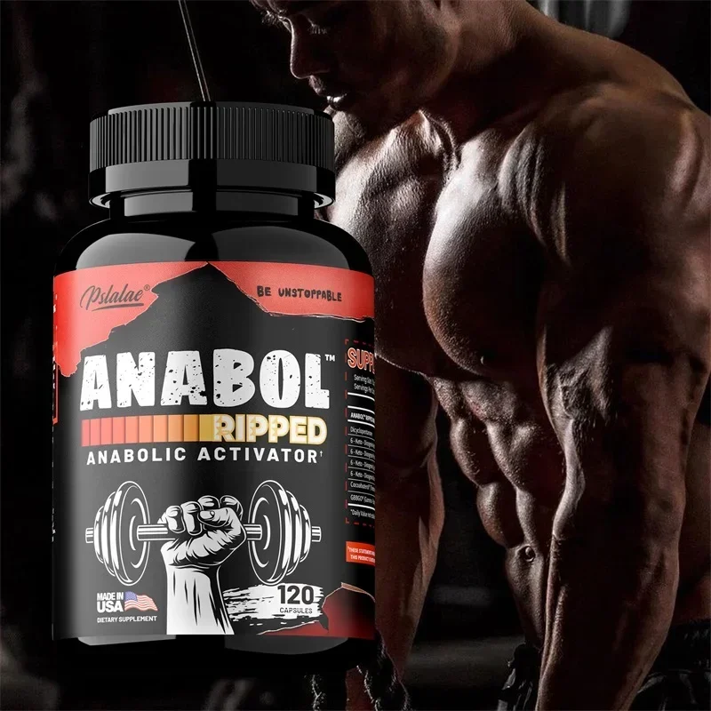 

Anabol Ripped Anabolic Muscle Builder Capsules - Helps Increase Endurance, Protein Synthesis, Build Muscle Mass, Abs, Energy
