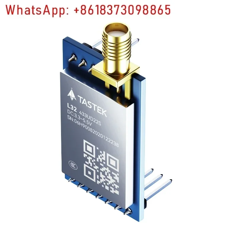 Lora module 433mHZ wireless data transmission sx1268 point-to-point uart serial communication low power consumption