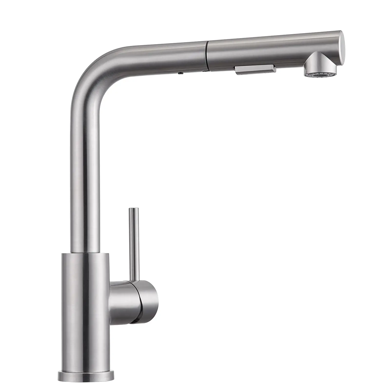 صنبور المطبخ Oeegoo Pull Out، 360 ° صنبور مطبخ دوار مع دش قابل للتمديد، صنبور حوض عالي الضغط مع وضعين للرش