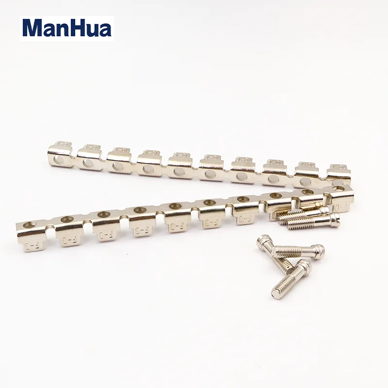 ManHua 10Pcs FBI 10-15 Fixed Bridge UK Type Terminal Block Accessories For UK35 UIK35 DIN Rail Terminal Blocks