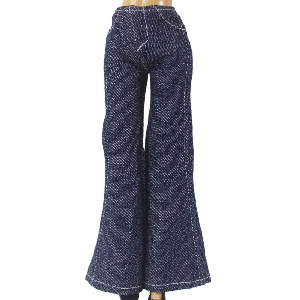 Multi Style Long Trousers Fashion High Waist 30cm Doll Girls Kids Toys Many Style Doll Jeans Pants