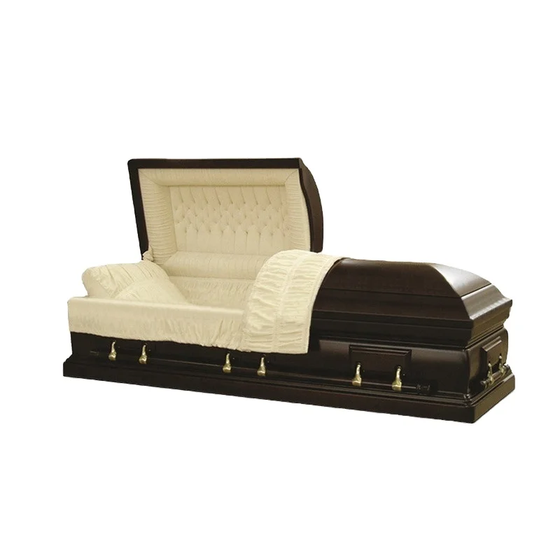 

A15 Funeral supplies American solid wood coffin and casket