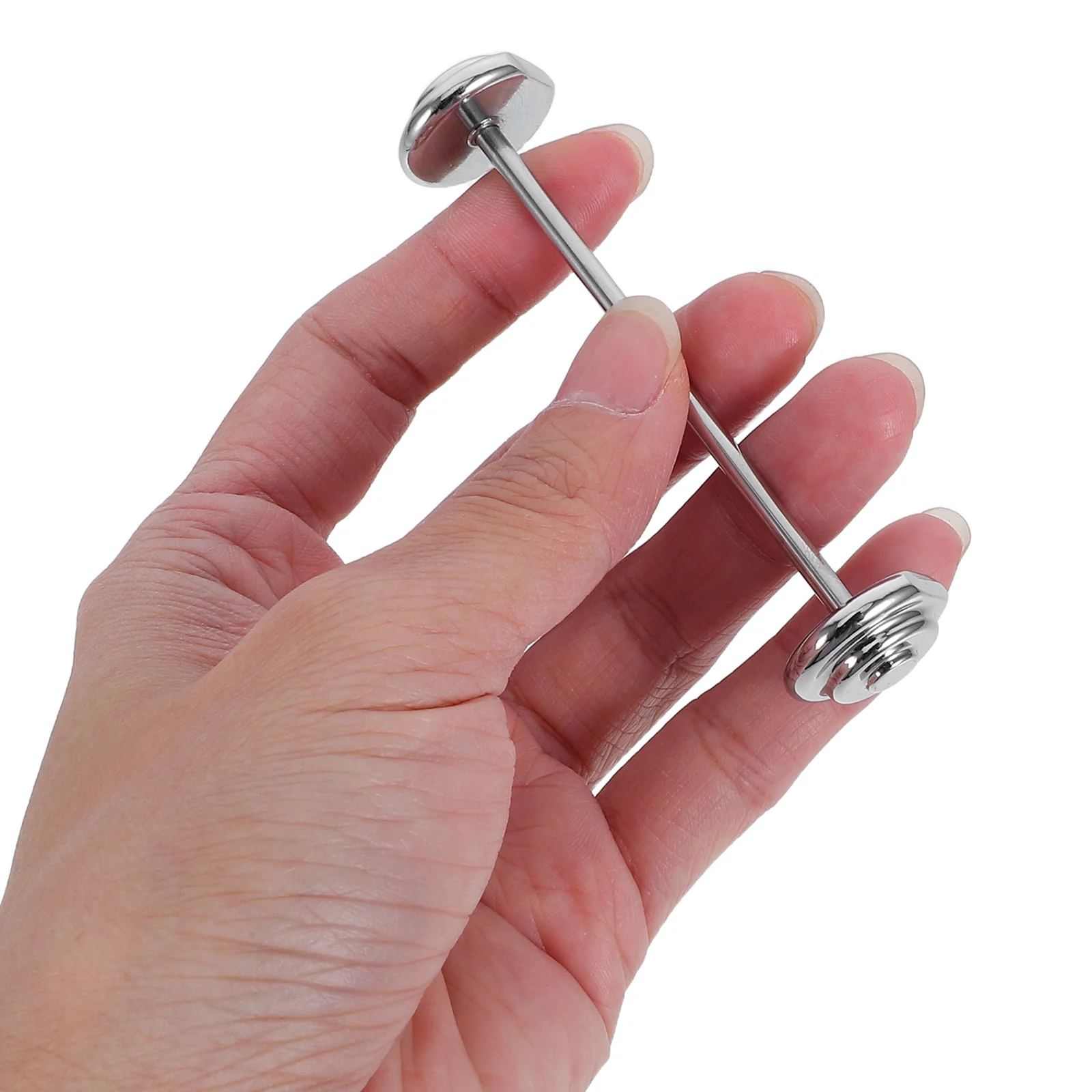 

Stainless Steel Chopsticks Rest Barbell Shape Multifunctional Spoon Fork Holder Novelty Kitchen Table Cutlery Stand Decoration