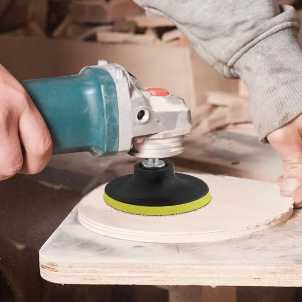 100/125 มม.สําหรับ Power Sanders แผ่นขัด Sanding Disc Backing Pad HOOK-LOOP แผ่นดิสโก้ soporte Pad กระดาษทราย Self-กาว