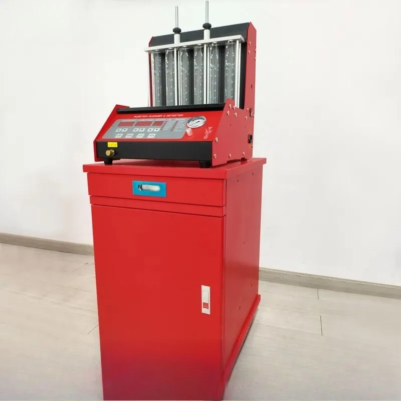 BC-6C 6 Cylinders Petrol Injector Tester Ultrasonic Cleaner Fuel Injector Cleaning and Testing Machine