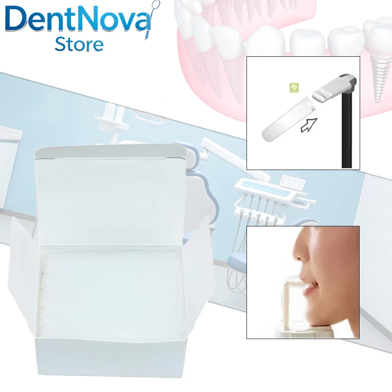 

200Pcs/Box Dental Bite Block Holder Disposable Sleeves for X-Ray Protection Panoramic Imaging Clinic Dental Supplies