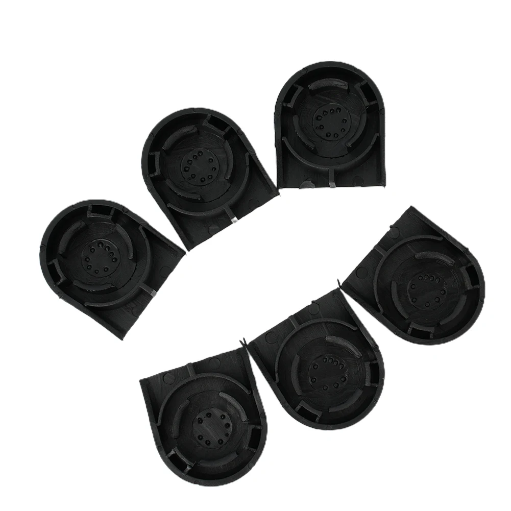 85292-0F010 Wiper Head Cap 31x28x9.3mm 6PCS Accessories For For COROLLA VERSO Parts Plastic Reliable Black