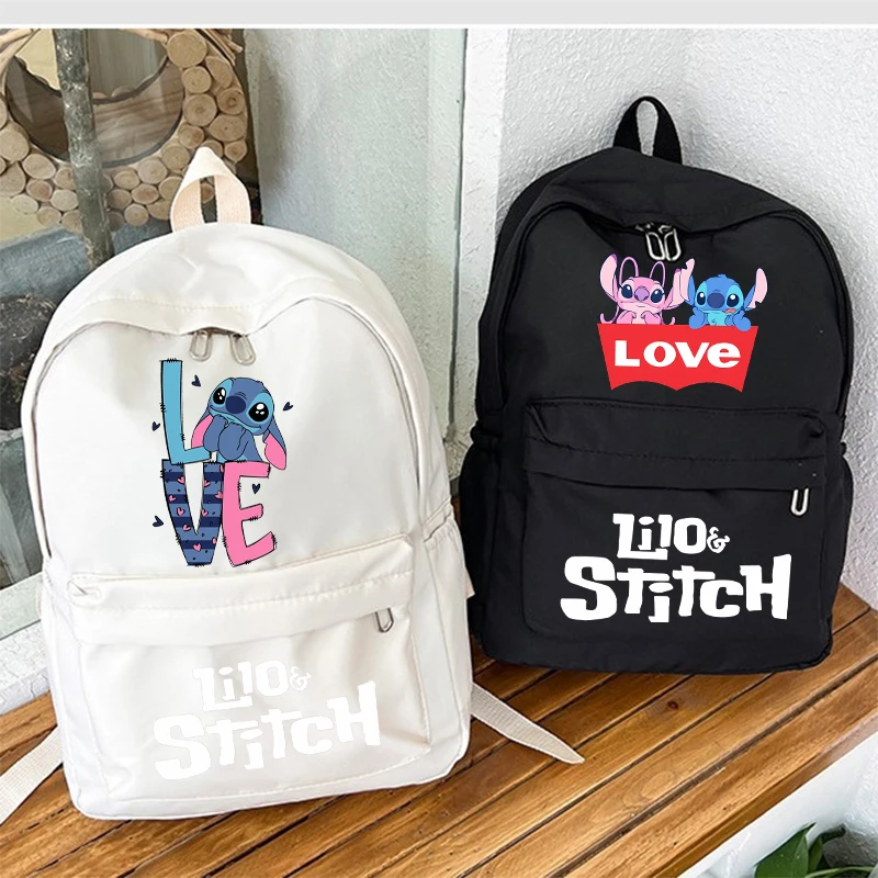 

Disney Lilo & Stitch Girls' School Backpack for Children's Backpack Teenager Bag Students Backpacks Women's Backpack School Bag