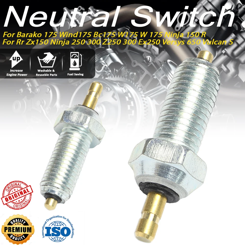 

Neutral Safety Switch Fit For Kawa saki 175 250 300 650cc Barako Ninja Versys Vulcan S Motorcycle Engine Parts