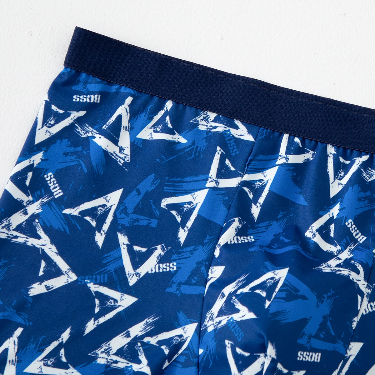 4-teiliges Set bedruckter Unterwäsche für Männer und Jugendliche, bequeme flache Boxershorts mit elastischem Bund, mehrfarbige Freizeitshorts – Detail 7