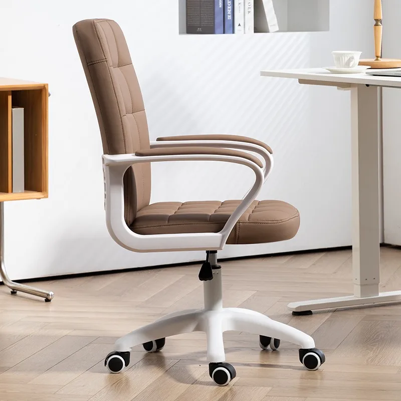 # Silla de oficina con reposabrazos, elegante y cómoda, para dormitorio, respaldo alto, sillas ejecutivas para videojuegos, silla relajante para ordenador, muebles para el hogar