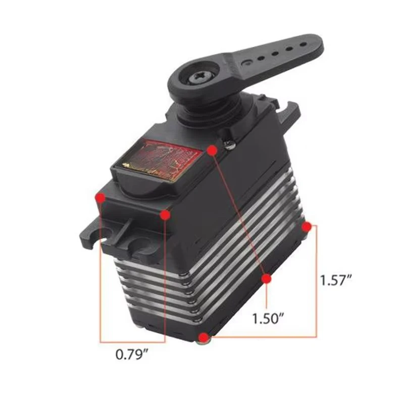 HS-7950TH haute tension Ultra couple engrenage en titane sans noyau Ultra Premium Servo 65g 35kg.cm pour radiocommande RC