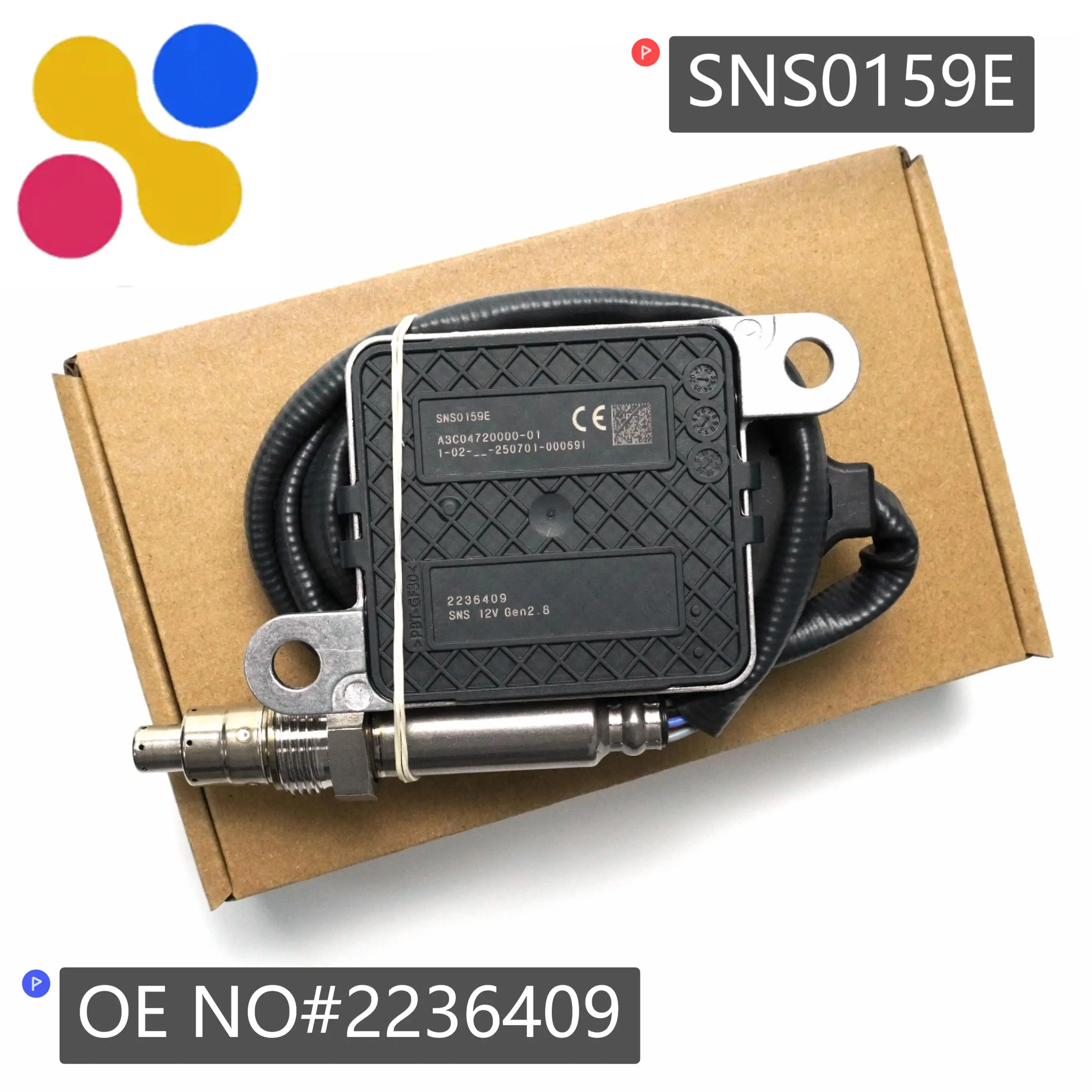 

2236409 2236409PE SNS0159E 2236409PEX Inlet NOX Sensor Nitrogen Oxygen Sensor for MX13 PACCAR Engine Truck Parts for DAF
