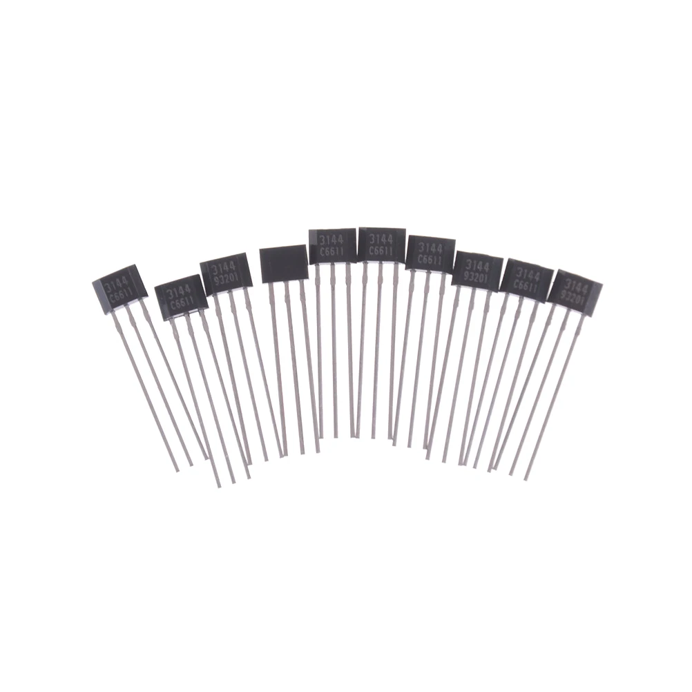 10Pcs AH3144E OH3144 3144 Hall Effect Sensor Magnetic Detector