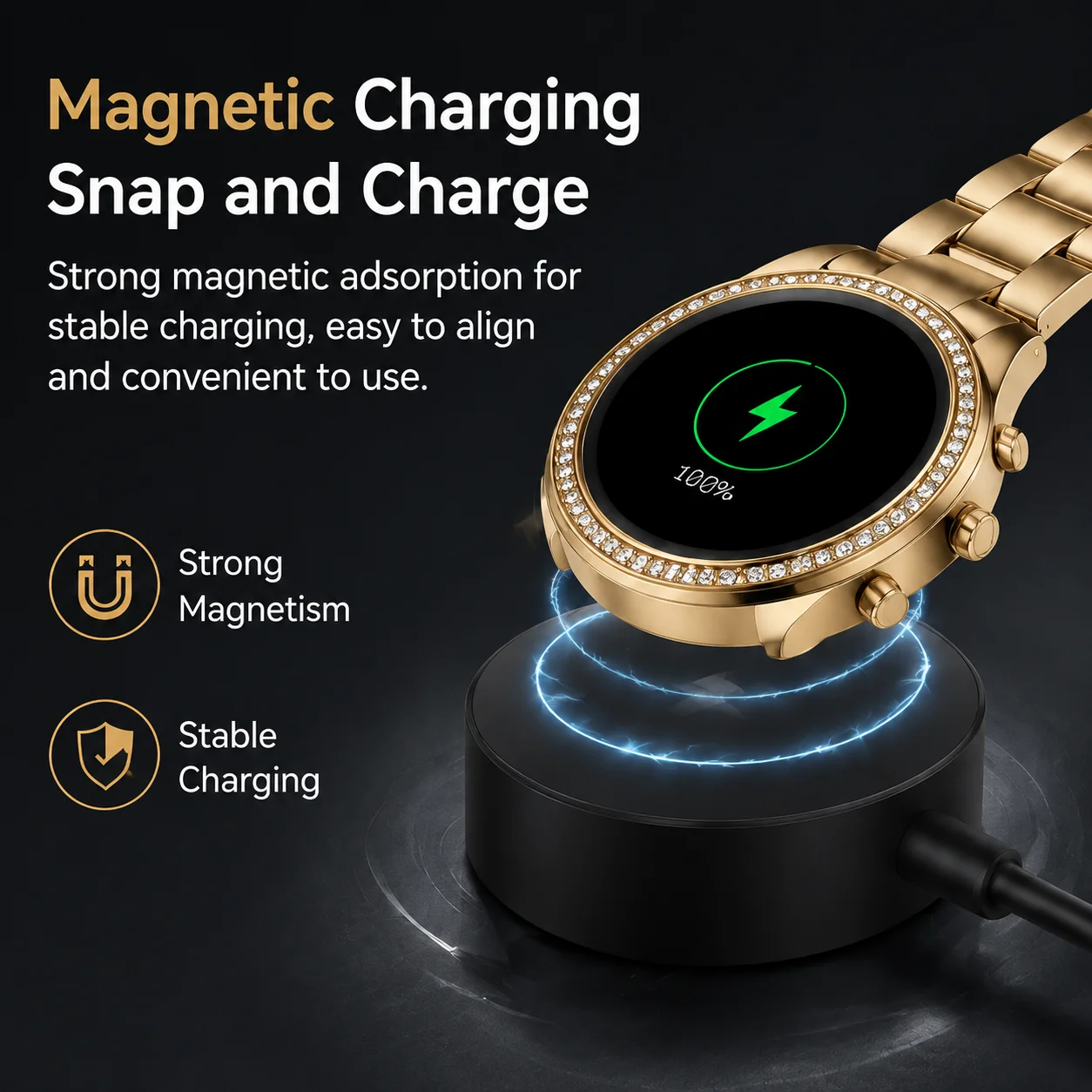 Kabel Pengisi Daya untuk Micha - Smartwatch Watches Michael Kors ulasan dan harga