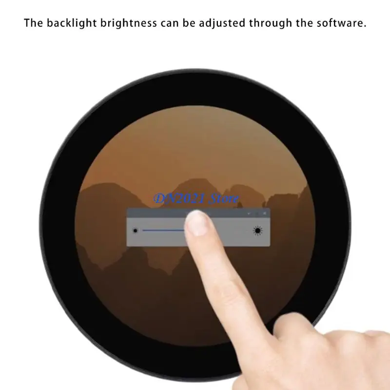 F3KE 10 Point 4inch Touchable Round Display Development Board Capacitive Touchable